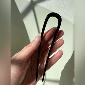 Deborah Pagani Large DP Hair Pin | Black